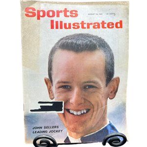 Sports Illustrated August 28 1961 John Sellers Leading Jockey Magazine Vintage